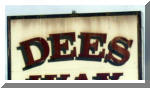SOMEONE'S FADED AND STAINED FLEX-FACED SIGN