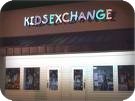 KIDS EXCHANGE sign.
