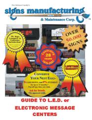 Guide to LED or Electronic Message Center Signs