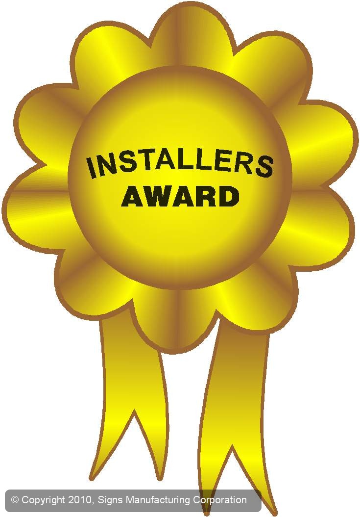 Installers Award Ribbon