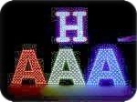 Face-Lit LED Sign with varied LED spacing and patterns