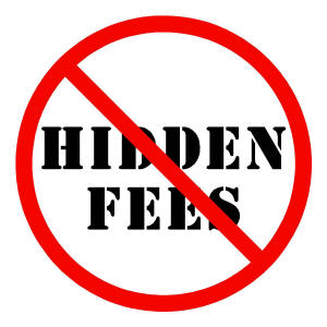 NO HIDDEN FEES