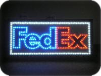 Sample PinLights sign at night