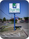 Free-Standing Pole or Pylon Sign, Plano, Texas
