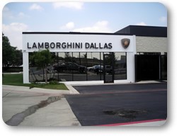Reverse Lit Channel Letter Signs Lamborghini