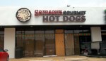 Samsons Gourmet Hot Dogs lighted channel letters