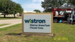 Wistron Monument Sign in McKinney, TX
