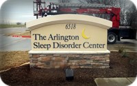 Arlington Sleep Disorders Monument Sign