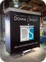 Donna Smiedt Routed Faced Lighted Monument Sign
