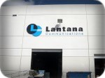 Lantana Unlit Metal Letter Sign by Signs Manufacturing of Dallas TX