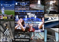 Miller Lite sign at AT&T Stadium, Dallas Cowboys, Arlington, Texas